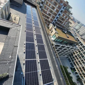 bedrijf met zonnepanelen